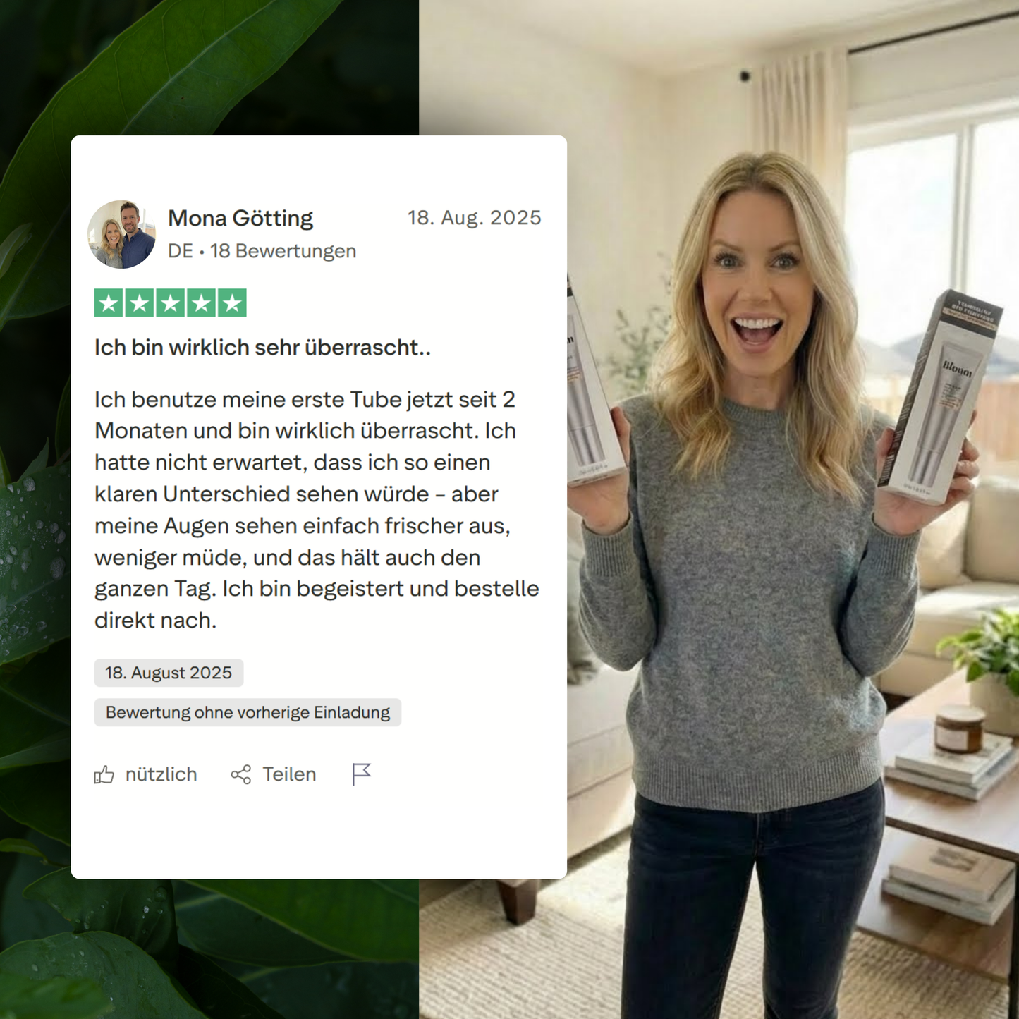 Age-Defying Instant Lifting Eye Creme für reife Haut